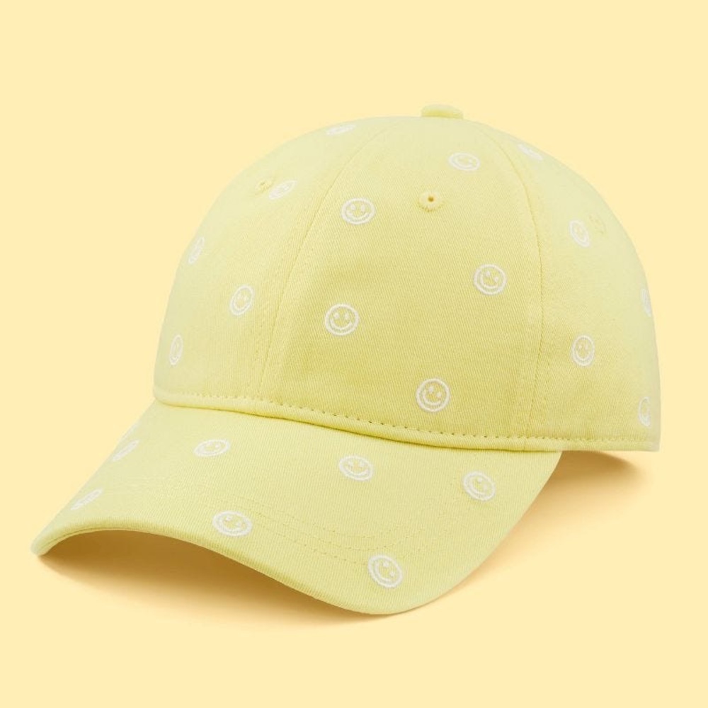 NWT Stoney Clover Lane X Target Yellow Smiley Baseball Hat